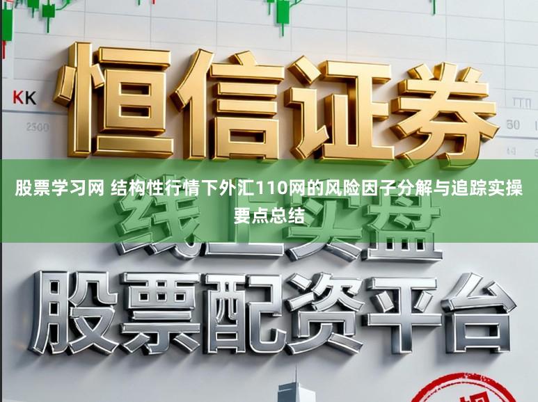 股票学习网 结构性行情下外汇110网的风险因子分解与追踪实操要点总结