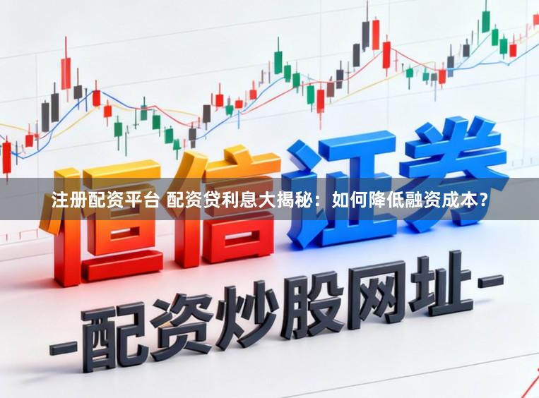 注册配资平台 配资贷利息大揭秘：如何降低融资成本？