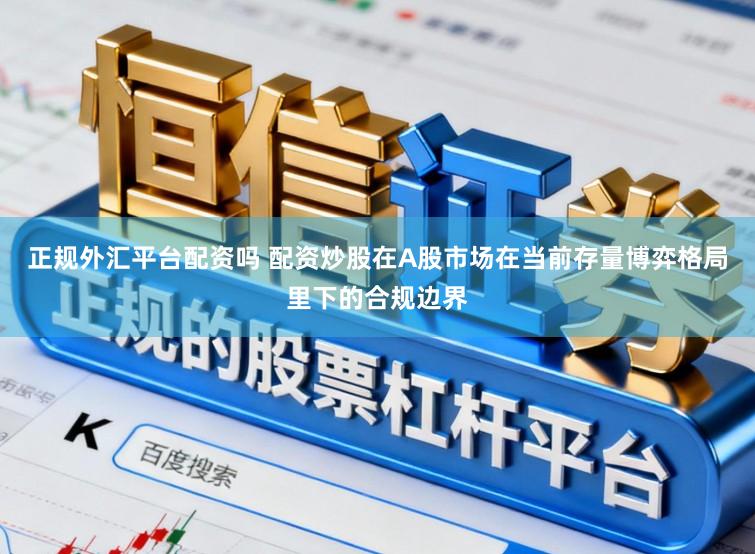 正规外汇平台配资吗 配资炒股在A股市场在当前存量博弈格局里下的合规边界