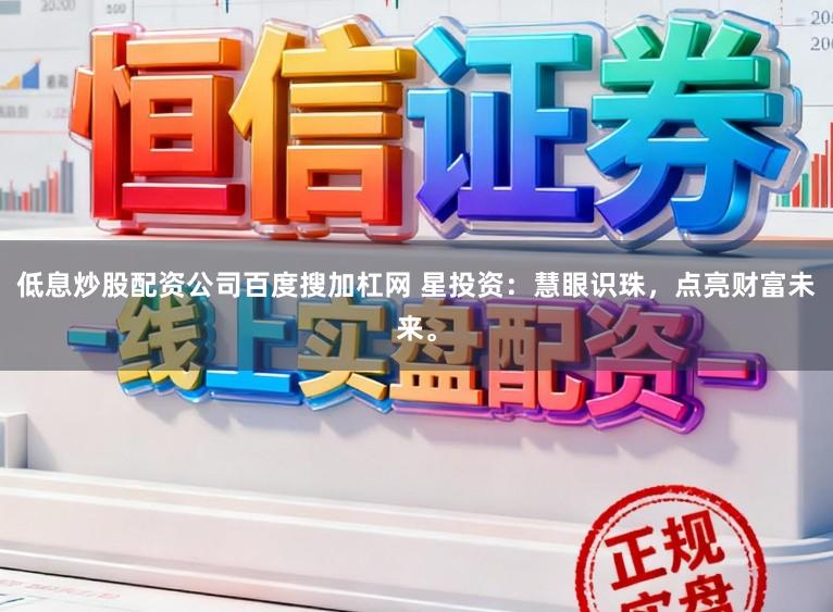 低息炒股配资公司百度搜加杠网 星投资：慧眼识珠，点亮财富未来。
